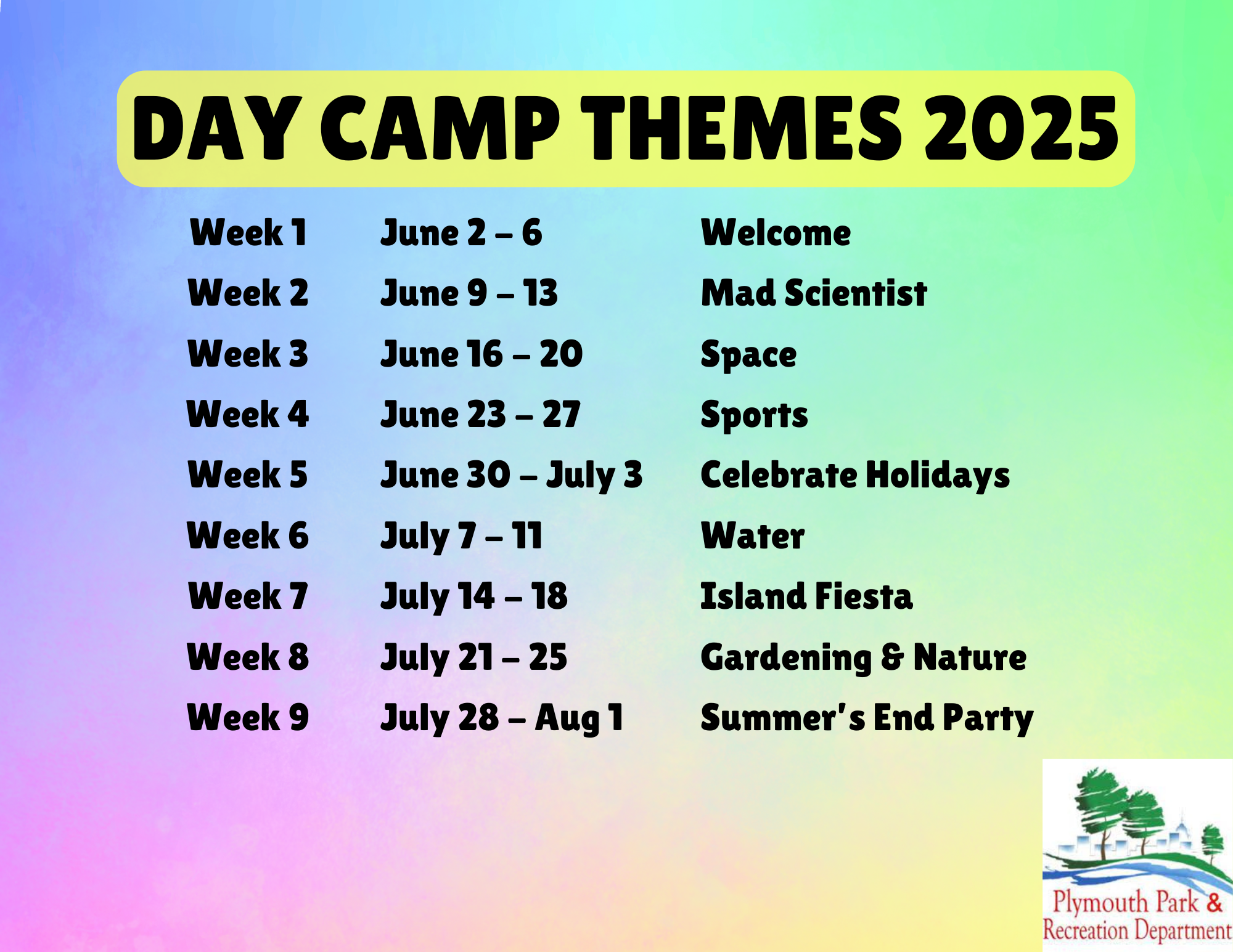 day camp themes 2025