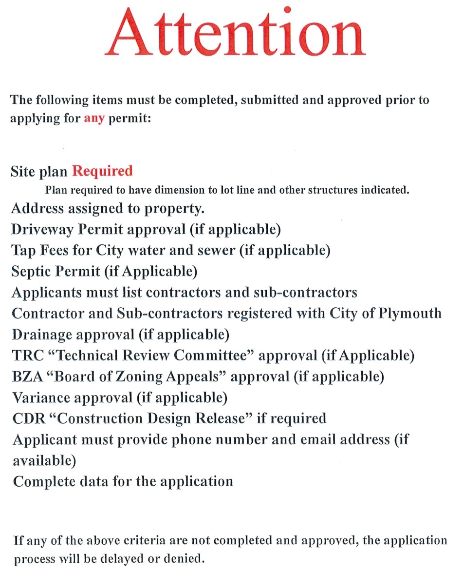 Permit Application Notice